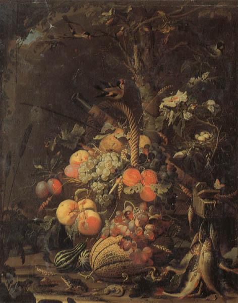 MIGNON, Abraham Fruit oil painting picture